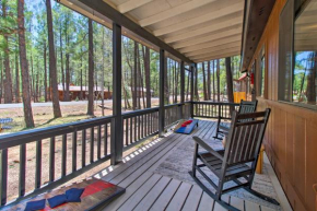 Bright Pinetop Cabin with Deck - Pet Friendly!